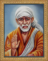 Sai Baba painting shared by Sai Artist & SBOI group member Kouwshik.