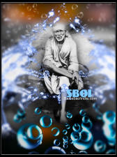 Sai Baba 3d photo