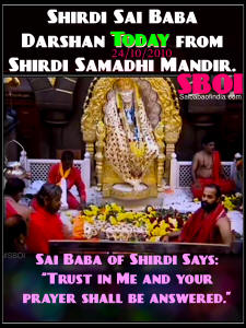 Sai Darshan Today