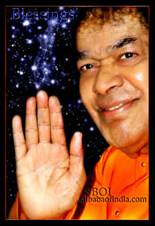 BLESSING PHOTO OF SRI SATHYA SAI BABA