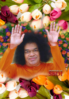 sathya sai baba blessings - cellphone wallpaper