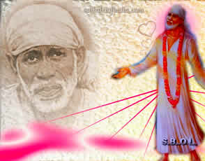 SHIRDI SAI BABA HEART - GRACE - WALLPAPER PHOTO "entrancing"