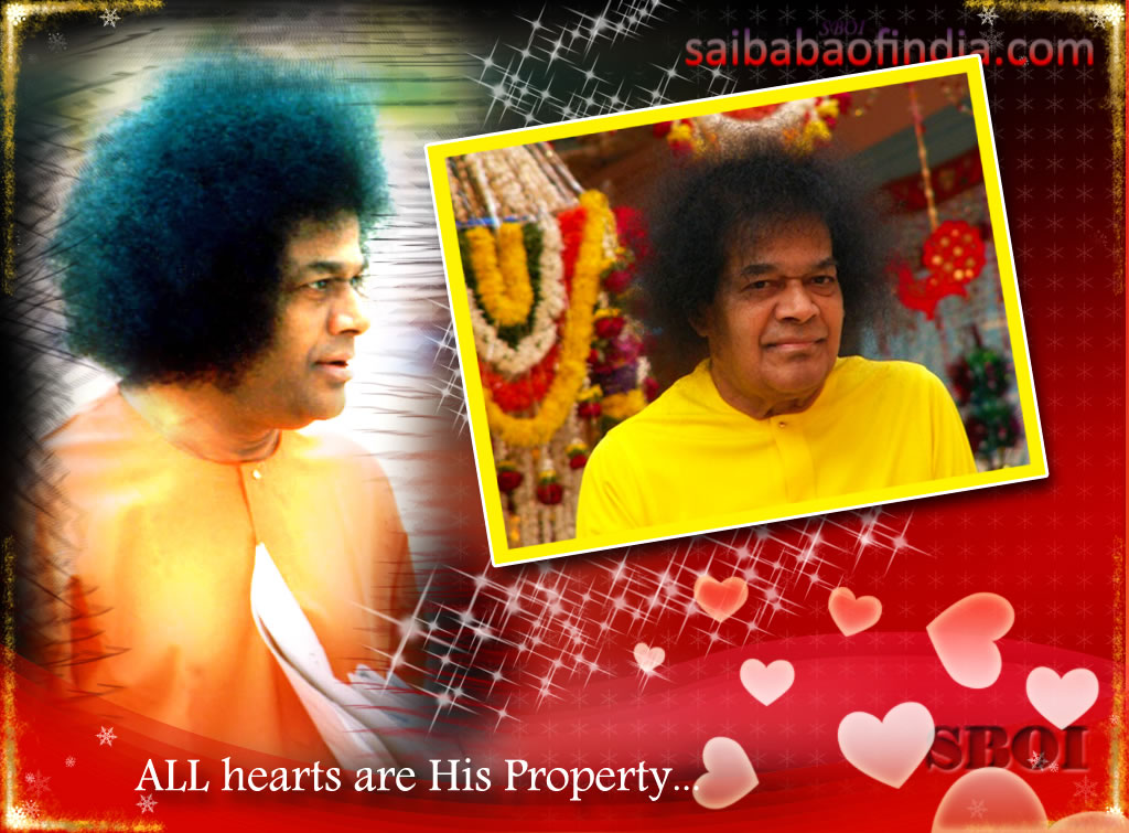 All hearts are His property ALL hearts are His Property. It is all His Domain, But just as the Zamindar(landlord) sits only on a clean spot, though the entire area may be his, the Lord will install himself only if the heart is cleansed. The Lord has said, "Mad bhaktha yathra Gaayanthe, thatra thishtaami Narada", "Where my devotees sing of Me, there I install Myself". I must tell you that you are luckier than men of previous generations. The accumulated merit of many previous births must have granted you this luck. You have got Me and it is your duty now to develop this relationship that you have achieved by sheer good fortune. 