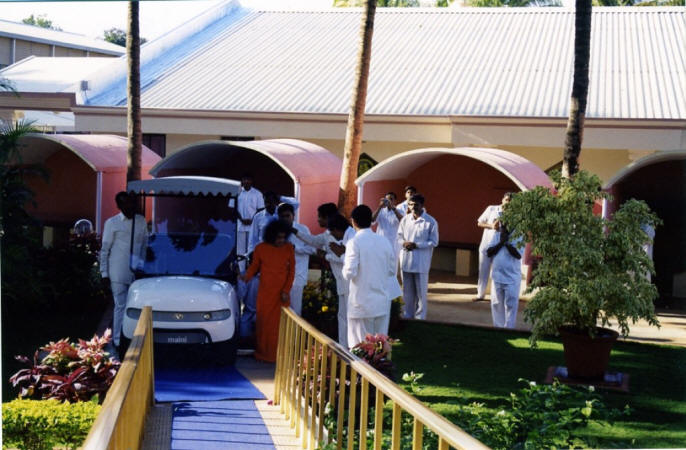 when I plucked the flower from sathya sai baba's hair