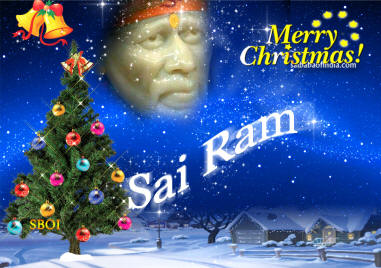 Christmas Wallpapers -shirdi sai baba jesus christ