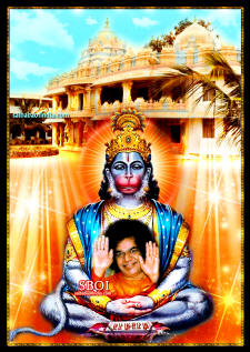 Prasanthi-Nilayam-Hanuman-Sathya-Sai-Baba-BlessingsHD-Wallpapers