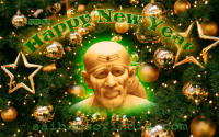 Shirdi sai baba new year wallpapars and greeting cards