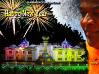 sathya sai baba and Shirdi sai baba new year wallpapars and greeting cards