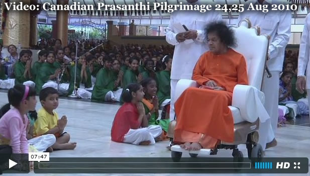 Canadian Program, 25 Aug 2010 - sathya sai baba videos