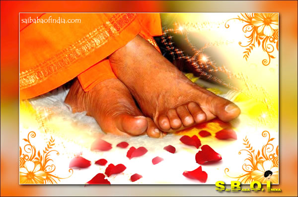 SRI SATHYA SAI BABA DIVINE LOTUS FEET