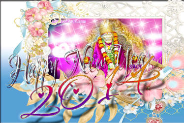 Shirdi sai baba new year wallpapars and greeting cards