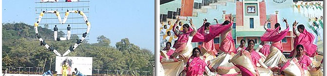 sportsday 2008 - Hill View Stadium - Sr Sathya Sai Baba