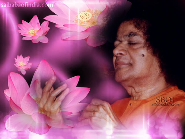 sri-sathya-sai-baba-wallpaper-lotus-flowers