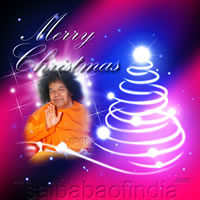 Sai Baba & Jesus Christmas Greeting cards