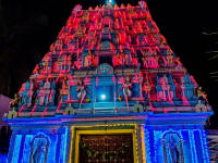 94th  SATHYA SAI BABA Birthday Celebrations LIGHT DECORATIONS