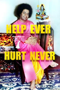 help-ever-hurt-never SATHYA SAI BABA