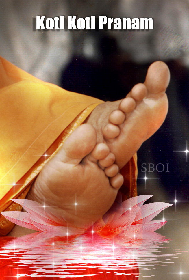 SRI SATHYA SAI BABA LOTUS FEET