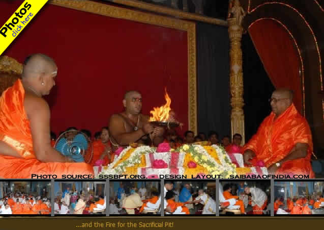 The seven day Veda Purusha Saptaha Jnana Yagna commenced this morning