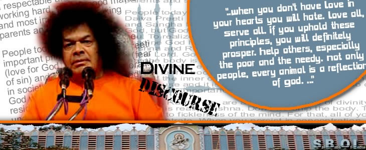 Sri sathya Sai Baba's divine_discourse_040609