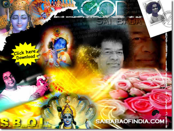 SAI BABA WALLPAPER DOWNLOAD - SAI BABA OUR GOD 