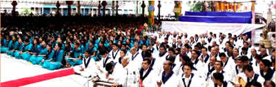 group of Sai Baba devotees from the USA - July 2009