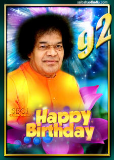 92nd Birthday of Bhagawan Sri Sathya Sai Baba -