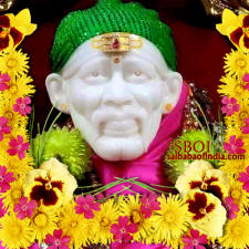 shirdi-sai-baba-flower-frame