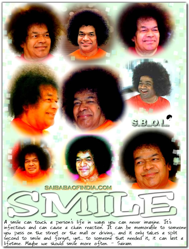 Smile more often- Sairam